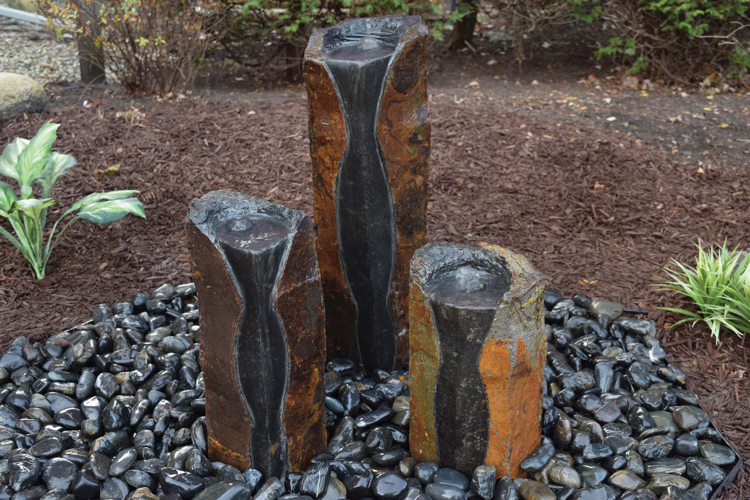 Basalt modern kit natural stone fountain